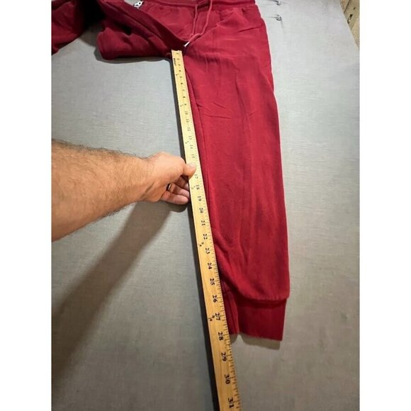 True Religion Side Taping Sweatpants Adult Medium Red Drawstrings Comfort Mens. - Picture 9 of 11